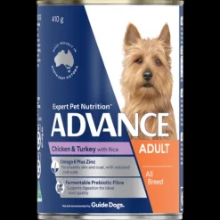Fashion Advance - Wet ADVANCE - Adult All Breed Chicken & Turkey with Rice Dog Wet Food (410g)