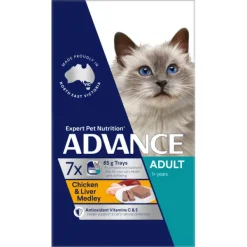 New Advance - Wet ADVANCE - Adult Chicken & Liver Medley Cat Wet Food (85g x 7pk)