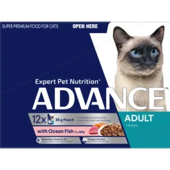Clearance Advance - Wet ADVANCE - Adult Ocean Fish in Jelly Cat Wet Food (12pk x 85g)