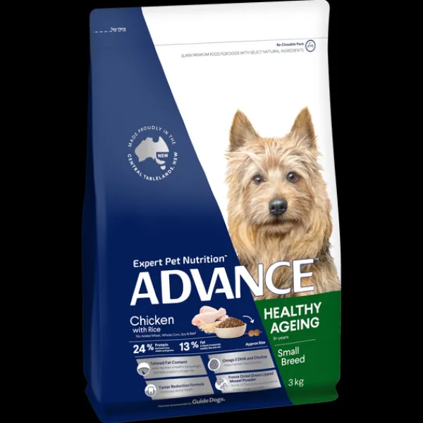 Outlet Advance - Dry ADVANCE - Healthy Ageing Small Breed Chicken with Rice Dog Dry Food (3kg)