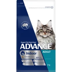 Online Advance - Dry ADVANCE - Indoor Adult Chicken with Rice Dry Cat Food (2kg)