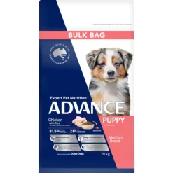 Hot Advance - Dry ADVANCE - Puppy Medium Breed Chicken with Rice Dog Dry Food (20kg)