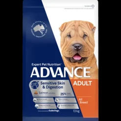 Best Advance - Dry ADVANCE - Sensitive Skin & Digestion Adult All Breed Salmon with Rice Dog Dry Food (13kg)