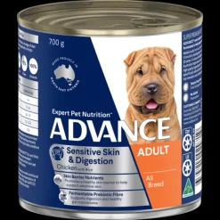 Online Advance - Wet ADVANCE - Sensitive Skin & Digestion Adult All Breed Chicken with Rice Dog Wet Food (700g)