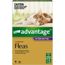 Sale Advantage - Flea Treatment for Cats over 4kg (4pk)
