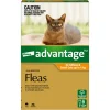 Clearance Advantage - Flea Treatment for Cats up to 4kg (6pk)