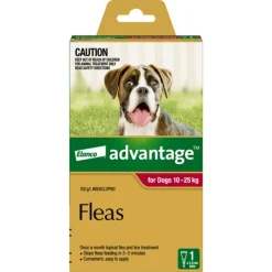 Clearance Advantage - Flea Treatment for Dogs 10-25kg (1pk)