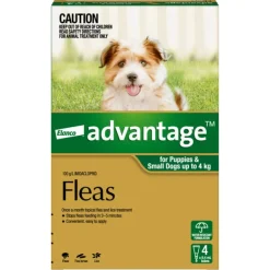 Outlet Advantage - Flea Treatment for Puppies and Dogs up to 4kg (4pk)
