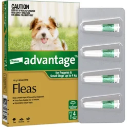 Outlet Advantage - Flea Treatment for Puppies and Dogs up to 4kg (4pk)