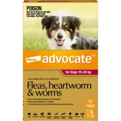 Hot Advocate - Dog 10-25kg (6pk)