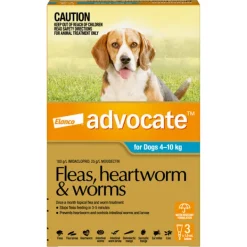 Sale Advocate - Dog 4-10kg (3pk)
