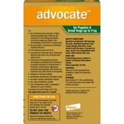 Discount Advocate - Dog up to 4kg (3pk)