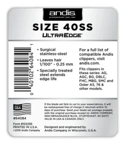 Outlet Andis - Blade UltraEdge (Size 40SS)