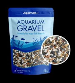 New Natures Best Aquamate - Natural Gravel 2kg (Multi Mix)