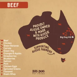 New Big Dog Barf Big Dog - Beef for Dogs (3kg)