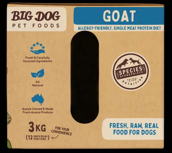 Fashion Big Dog Barf Big Dog - Goat for Dogs (3kg)