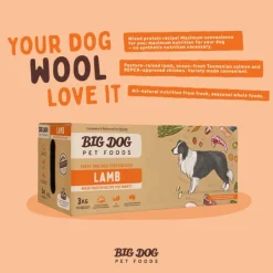 Outlet Big Dog Barf Big Dog - Lamb for Dogs (3kg)