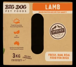 Outlet Big Dog Barf Big Dog - Lamb for Dogs (3kg)