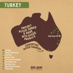 Clearance Big Dog Barf Big Dog - Turkey Allergy for Dogs (3kg)