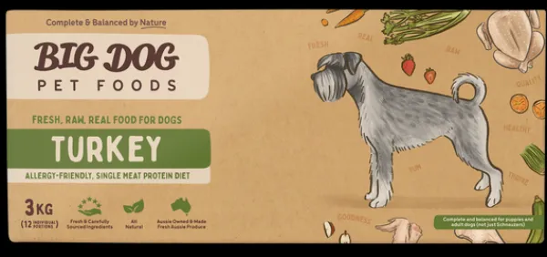 Clearance Big Dog Barf Big Dog - Turkey Allergy for Dogs (3kg)