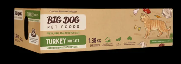 Fashion Big Dog Barf Big Dog - Turkey for Cats (1.38kg)