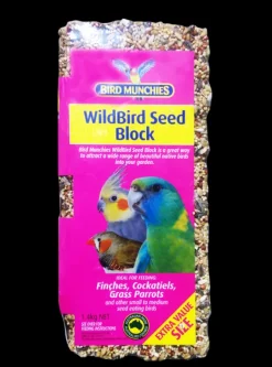 Discount Bird Munchies - Wild Bird Seed Block 1.4kg