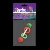 Sale Pet Pacific Misc. Birdie - Barbell Foot Bird Toy with Acrylic Rings
