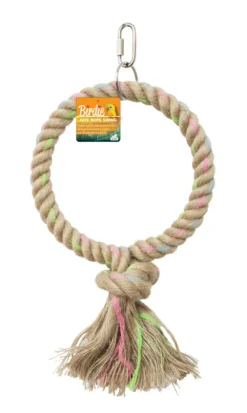 Outlet Pet Pacific Misc. Birdie - Jute Parrot Ring (16cm)