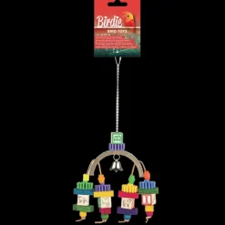 Outlet Pet Pacific Misc. Birdie - Rainbow Bridge Block Bird Toy