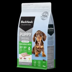 New Black Hawk - Dry Black Hawk - Chicken & Rice Small Breed Puppy Dry Food (3kg)