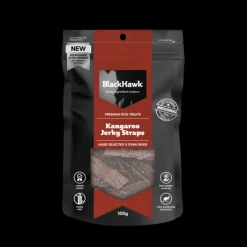 Online Black Hawk - Treats Black Hawk - Kangaroo Straps Dog Treats (100g)
