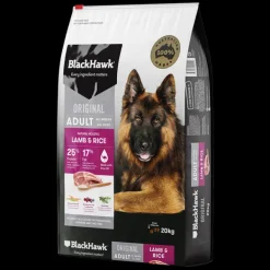 Outlet Black Hawk - Dry Black Hawk - Lamb & Rice Adult Dog Dry Food (20kg)