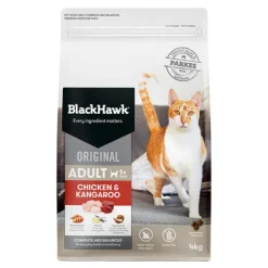 Sale Black Hawk - Dry Black Hawk - Original Chicken & Kangaroo Cat Dry Food (4kg)