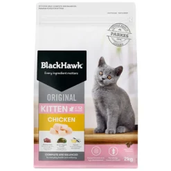 Clearance Black Hawk - Dry Black Hawk - Original Chicken Kitten Dry Food (2kg)
