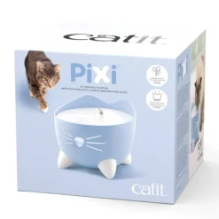 Fashion Pet Pacific Misc. Catit - Pixi Cat Drinking Fountain (Light Blue)