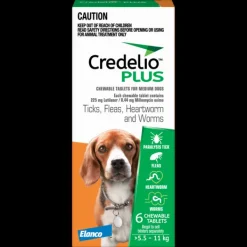 Hot Credelio Plus - Chewable Tablets for Medium Dogs (5.5-11kg) (6pk)