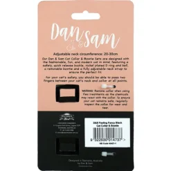 Clearance Dan and Sam Dan & Sam - Cat Collar & Bowtie (Feeling Fancy Black)