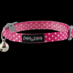 Sale Dan and Sam Dan & Sam - Cat Collar (Pink Mania)