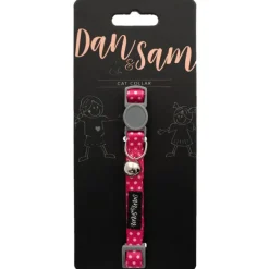 Sale Dan and Sam Dan & Sam - Cat Collar (Pink Mania)