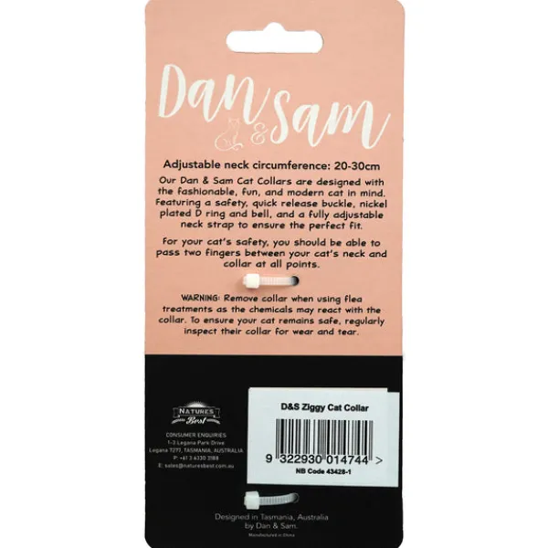 Hot Dan and Sam Dan & Sam - Cat Collar (Ziggy)