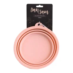 New Dan and Sam Dan & Sam - Collapsible Travel Bowl Blush (Large)