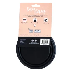 Discount Dan and Sam Dan & Sam - Collapsible Travel Bowl Black (Small)