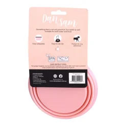 Online Dan and Sam Dan & Sam - Collapsible Travel Bowl Blush (Small)