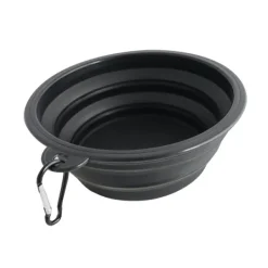 Fashion Dan and Sam Dan & Sam - Collapsible Travel Bowl Black (Large)