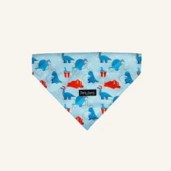 New Dan and Sam Dan & Sam - Dog Bandana (Dino Christmas)