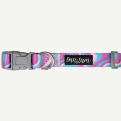 Sale Dan and Sam Dan & Sam - Dog Collar (Disco Party) - Medium