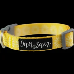 Discount Dan and Sam Dan & Sam - Dog Collar (Wild Sunflower)