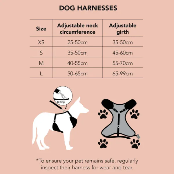 Discount Dan and Sam Dan & Sam - Dog Harness (Coastal) - Large