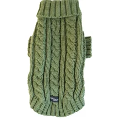 Sale Dan and Sam Dan & Sam - Knitted Sweater (Olive Green) - 20cm