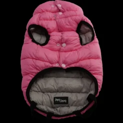 Online Dan and Sam Dan & Sam - Reversible Puffer Jacket (Pink/Grey)